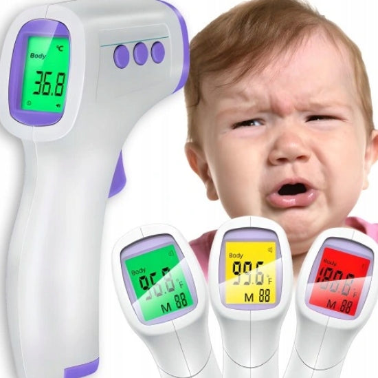 NON-CONTACT MEDICAL THERMOMETER Electronic Infrared For Children Numbers