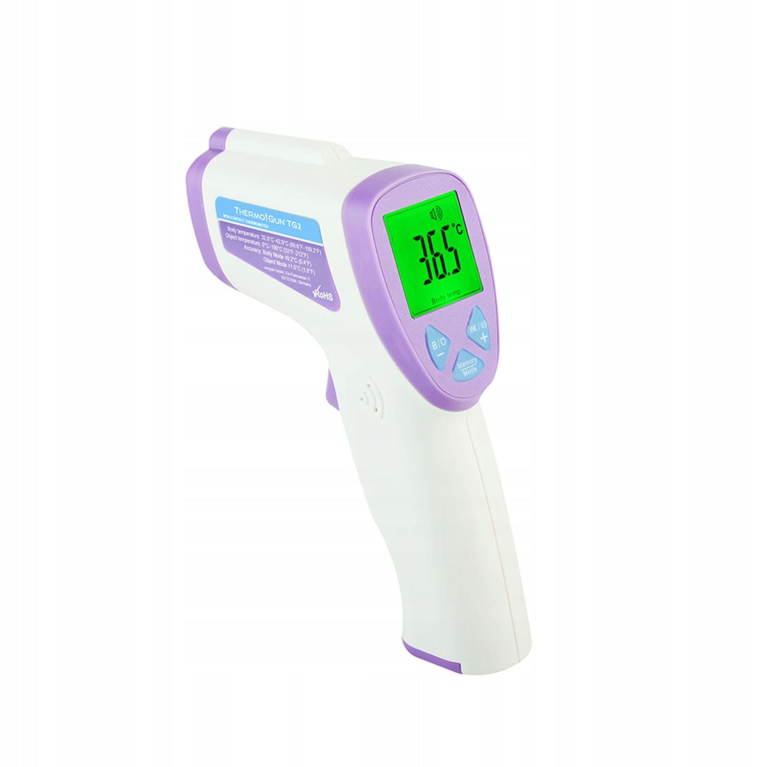 NON-CONTACT THERMOMETER ACCURATE MEASUREMENT OF BODY TEMPERATURE OF OBJECTS 100 DEGREES