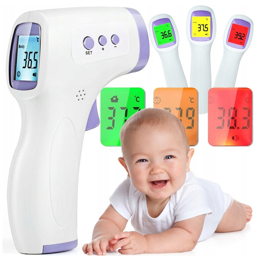 NON-CONTACT THERMOMETER FOR CHILDREN INFRARED LCD ELECTRONIC + BATTERIES EAN (GTIN) 5906269134492