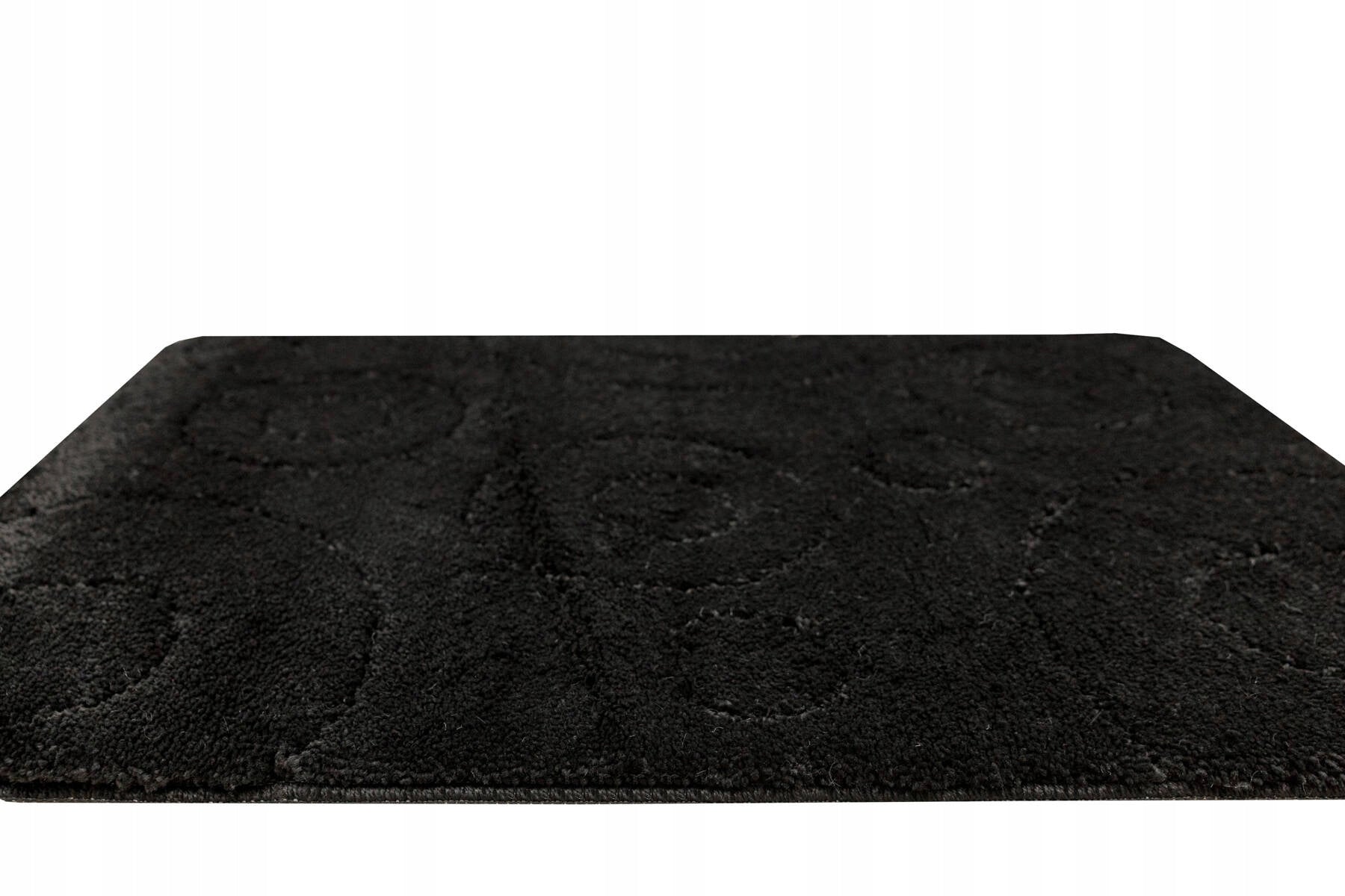 NON-SLIP BATHROOM RUG FOR TOILET BLACK MAT GALAXY 80x150 cm Thickness 25 mm