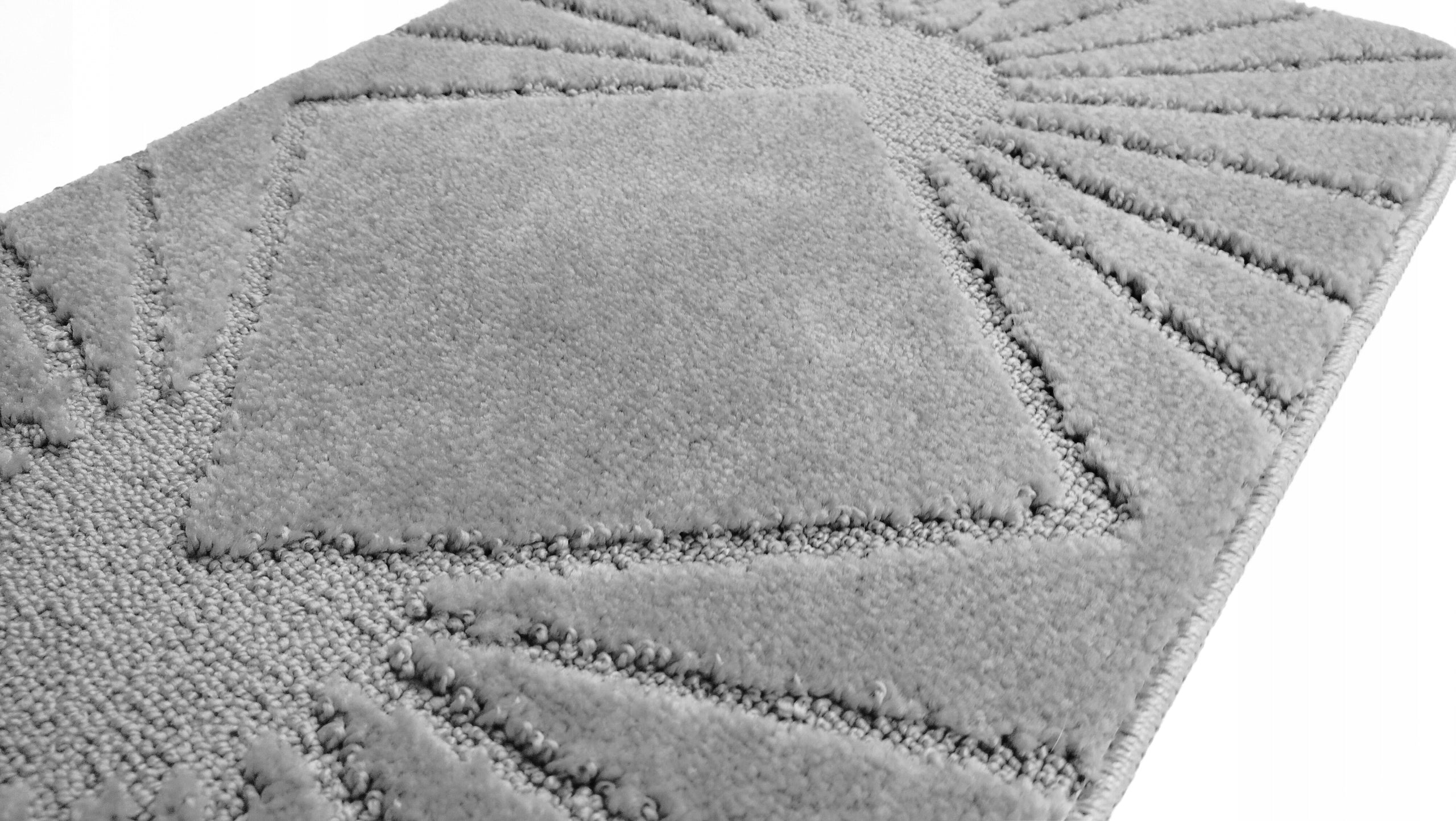 NON-SLIP BATHROOM RUGS FOR WASHING PLUSH GREY TOILET CUTOUT EAN (GTIN) 8684369274634