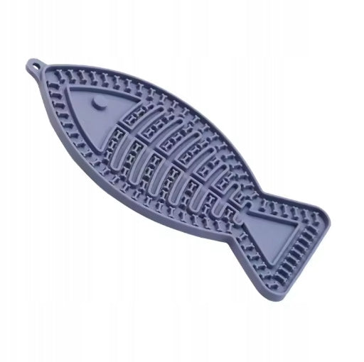 NON-SLIP CAT BOWL INTERACTIVE LICKING MAT FISH Brand no brand