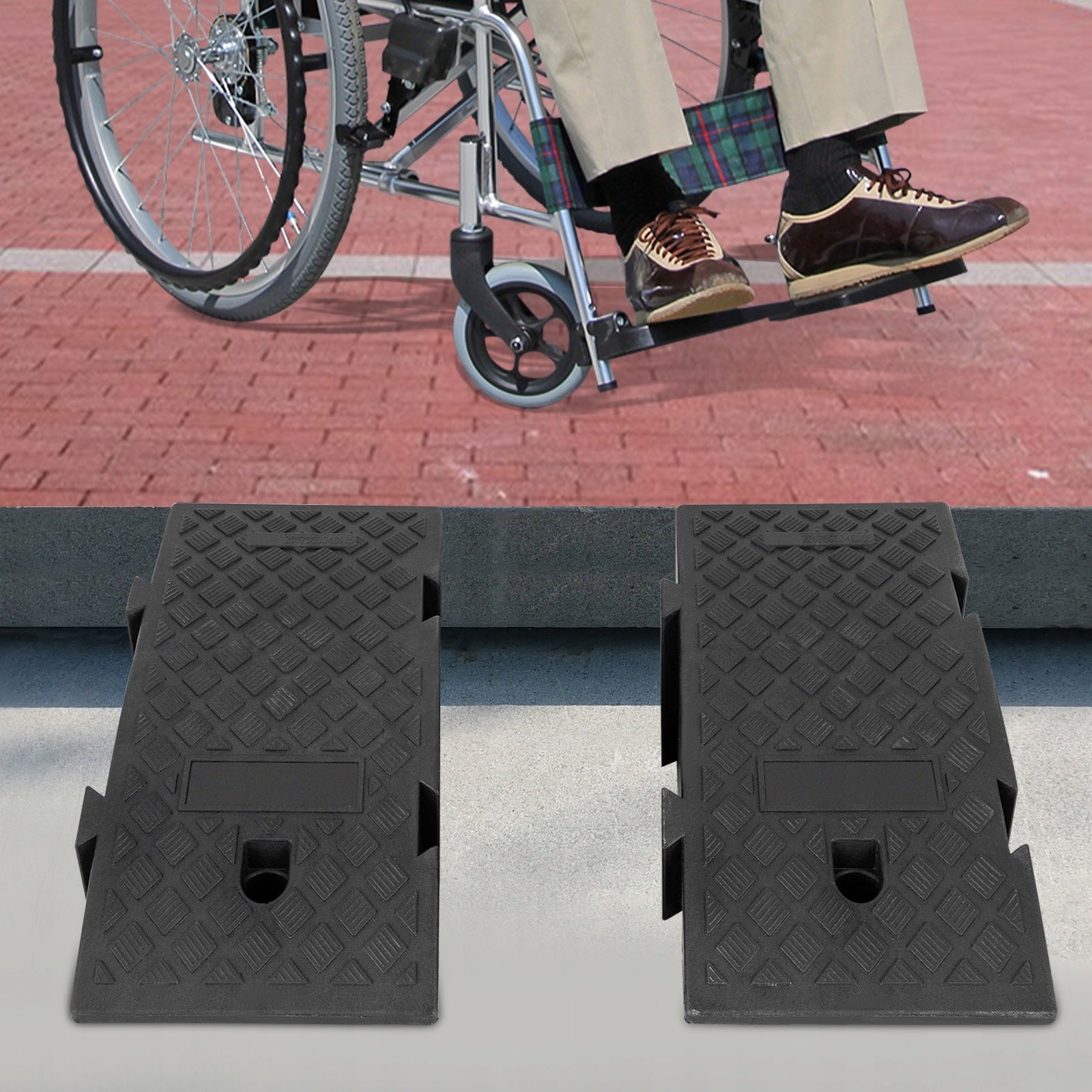 NON-SLIP CURB DRIVEWAY MADE OF PLASTIC 25 X 45 X 19 CM Manufacturer code 1371812