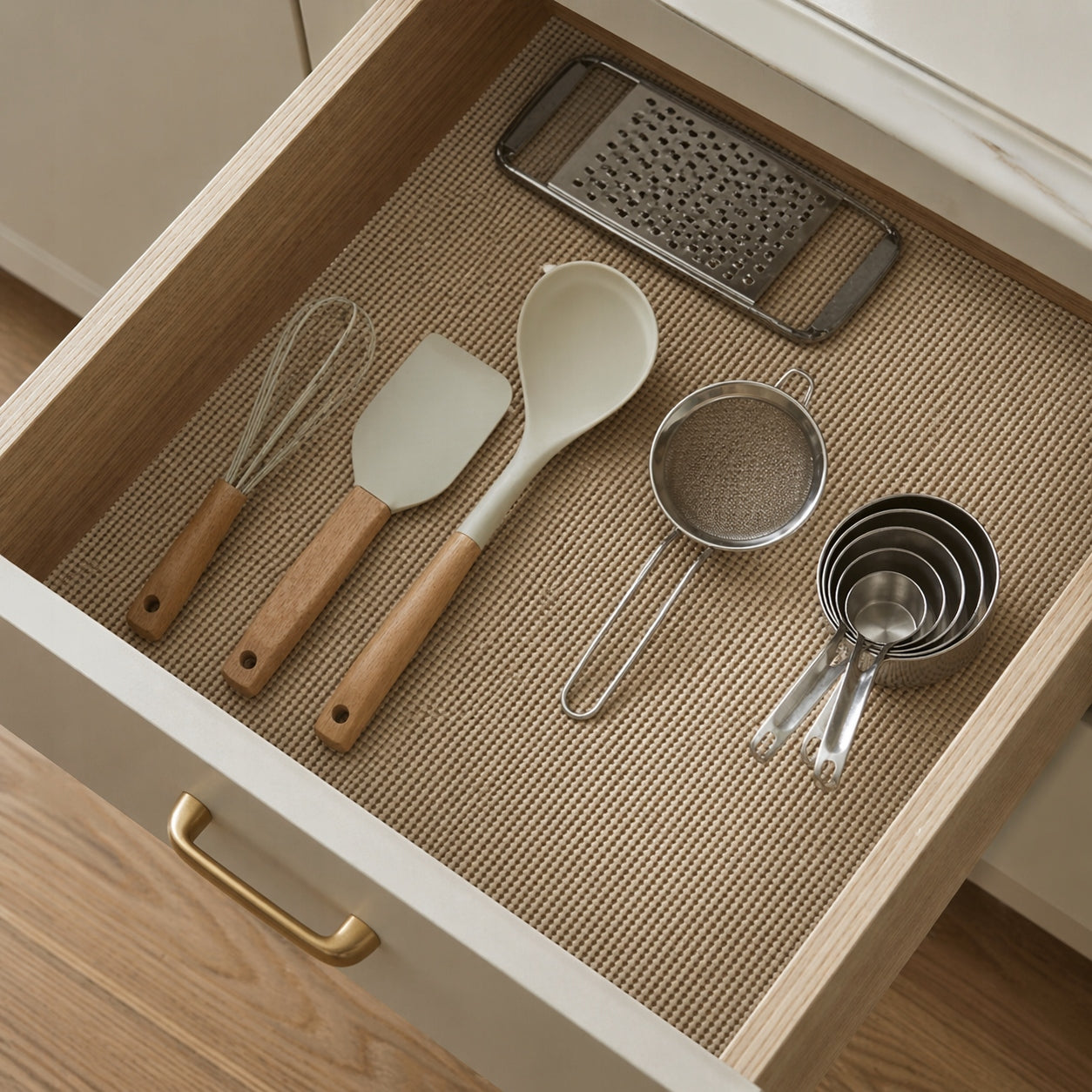 NON-SLIP PROTECTIVE MAT FOR KITCHEN CABINETS DRAWERS ROLL 30x300 cm Brand Allbag