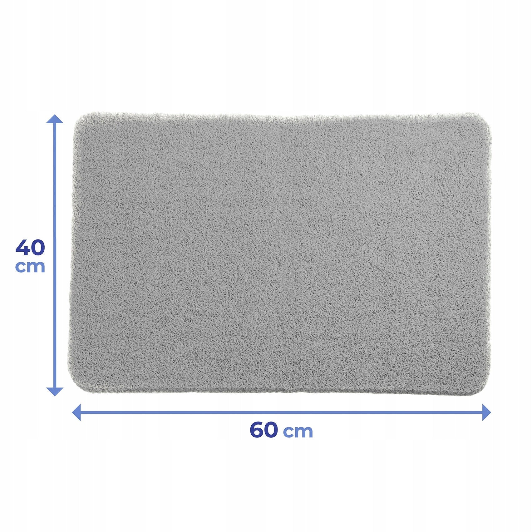 NON-SLIP SHOWER MAT FOR FOOT MASSAGE WELLNESS MAT 40 x 60 cm Shape rectangle