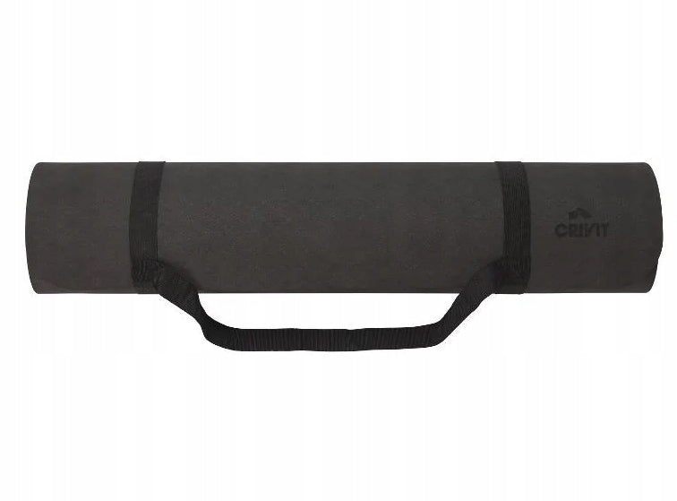 NON-SLIP YOGA EXERCISE MAT YOGA BLACK 173x58cm CRIVIT Manufacturer code HG10708B