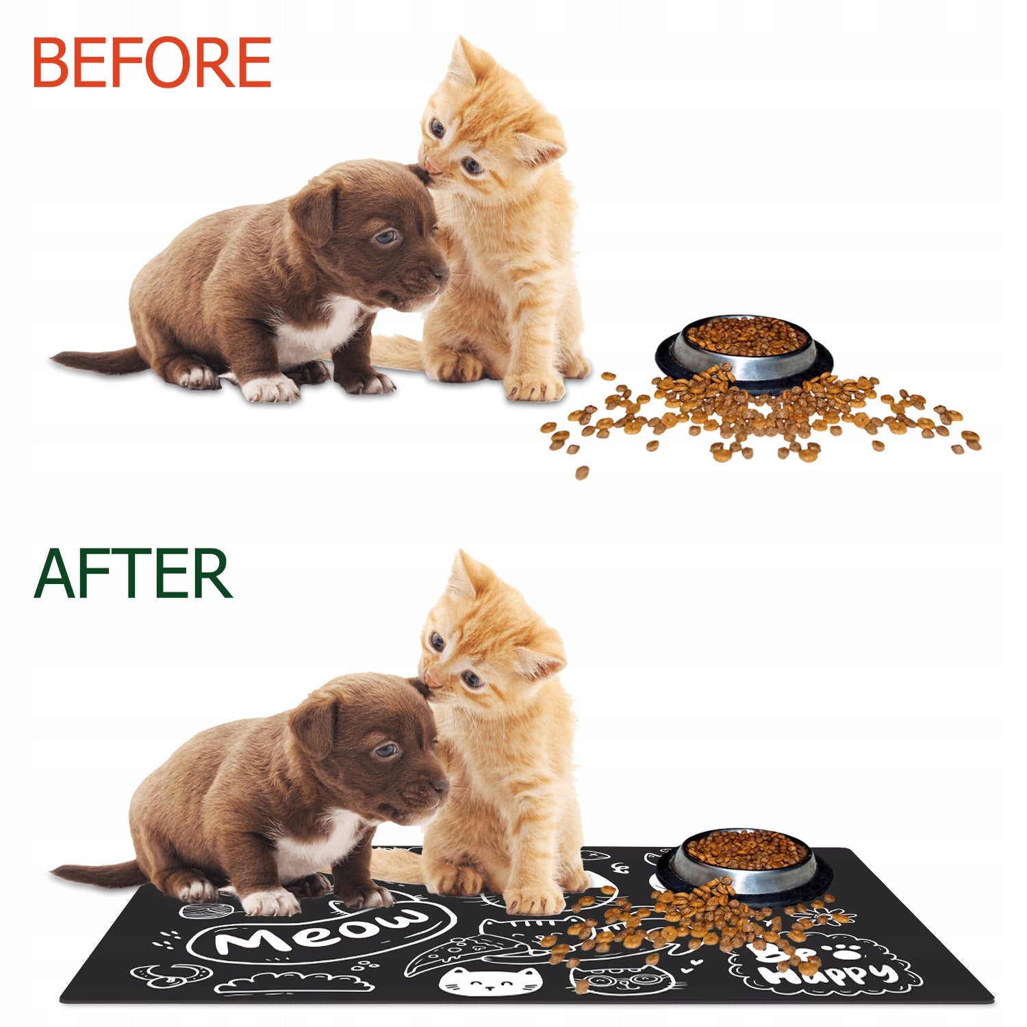 NON-SLIP protective bowl mat pet bed 49x33cm EAN (GTIN) 5905711740779