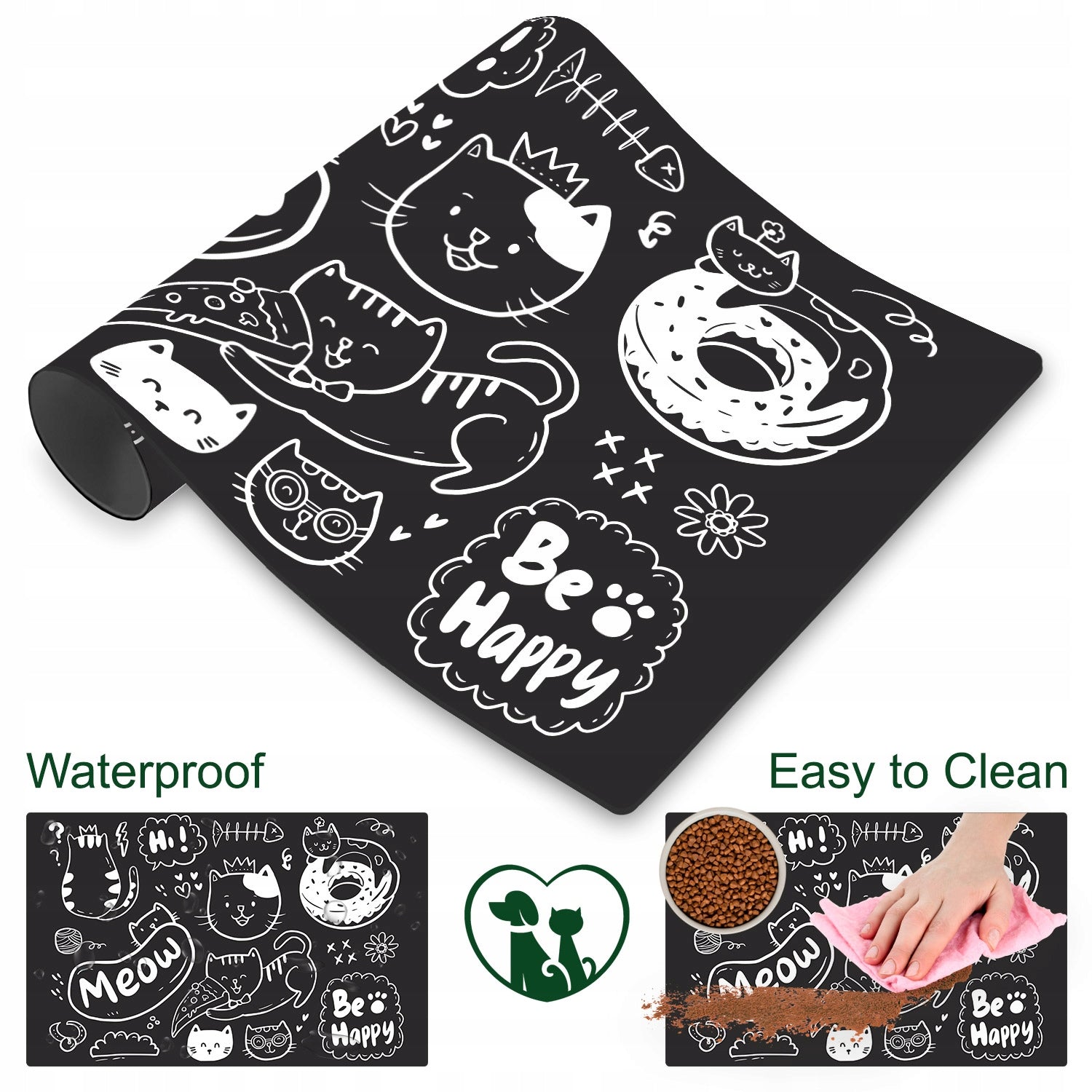 NON-SLIP protective bowl mat pet bed 49x33cm Manufacturer code mpk-014