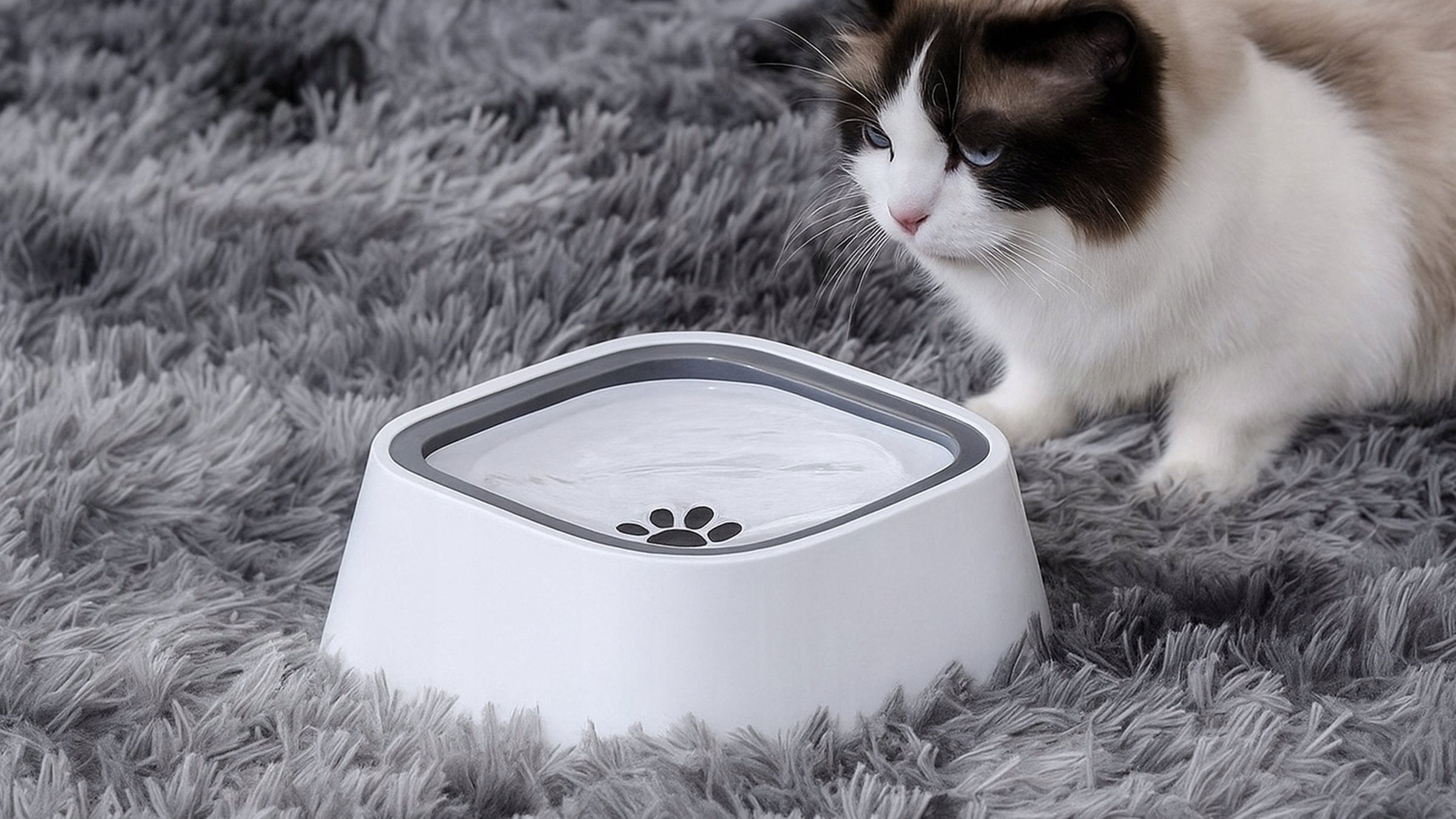 NON-SPILL CAT DOG WATER BOWL SLOWING DRINKING FLOATING LARGE Manufacturer code #10955