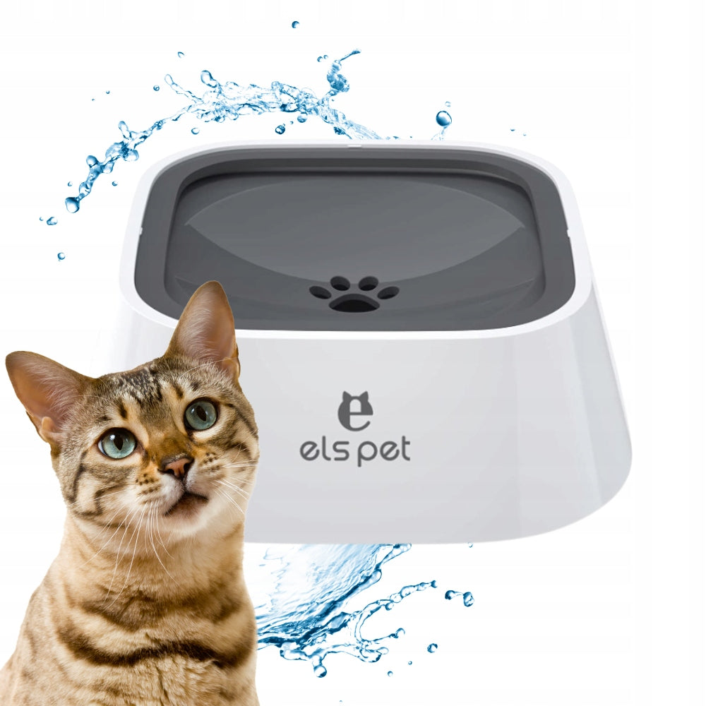 NON-SPLASHING CAT BOWL NON-SLIP FOR WATER ELS PET 1,5 l