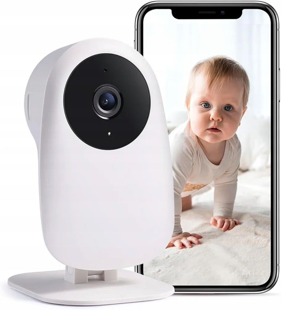 NOOIE Baby Monitor WLAN Camera 1080P HD Night Vision Alexa WiFi