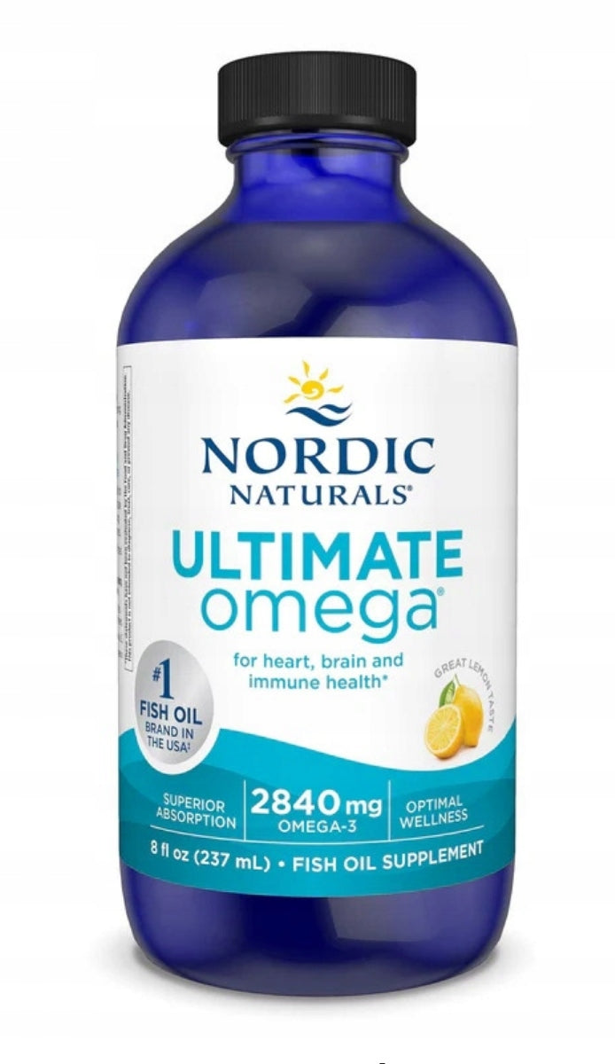 NORDIC NATURALS Ultimate Omega-3 2840mg 237ml Lemon Flavour Omega Acids