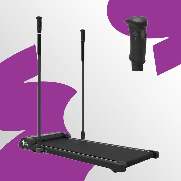 NORDIC WALKING home electric treadmill for running march 1-6 km/h LED Measurements training duration distance speed pulse burned calories