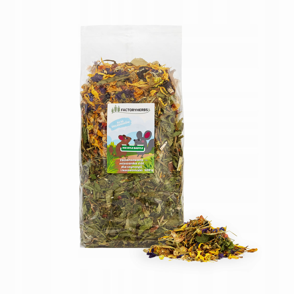 NOT JUST BADYLE for Chinchillas and Costumes 500g FACTORYHERBS mix