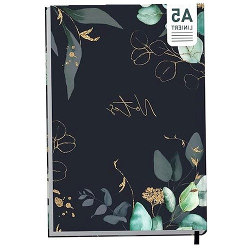 NOTEBOOK A5 IN LINES MOONLIGHT FOR WRITING DIARY NOTEBOOK FOR HOME