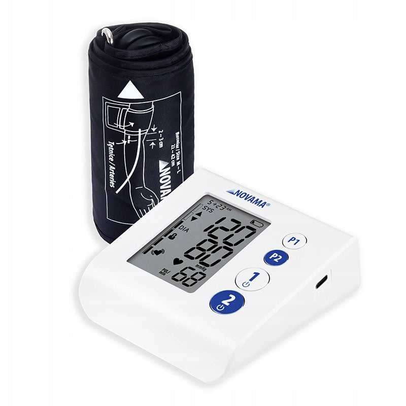 NOVAMA B SHOULDER ELECTRONIC BLOOD PRESSURE MONITOR ARRHYTHMIA VALIDATION ESH Medical device yes