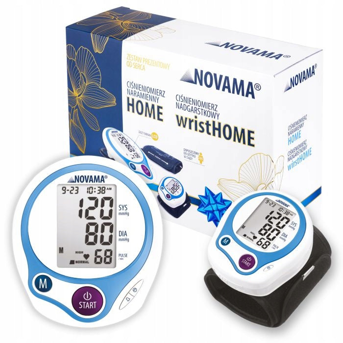 NOVAMA HOME SET OF TWO AUTOMATIC ELECTRONIC BLOOD PRESSURE MONITORS