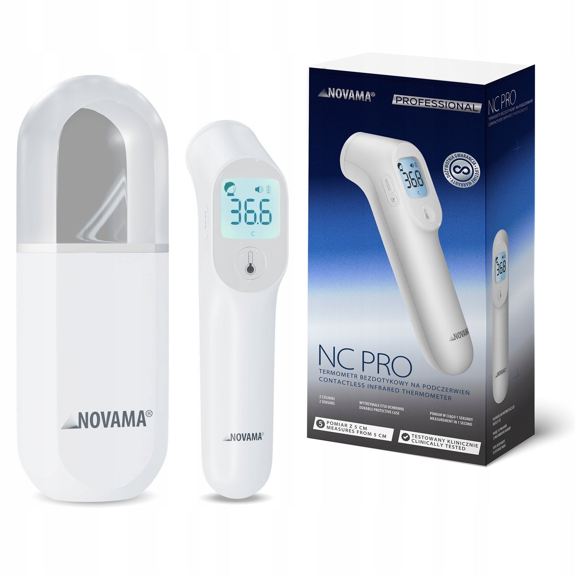 NOVAMA INFRARED NON-CONTACT THERMOMETER NC PRO Medical device yes