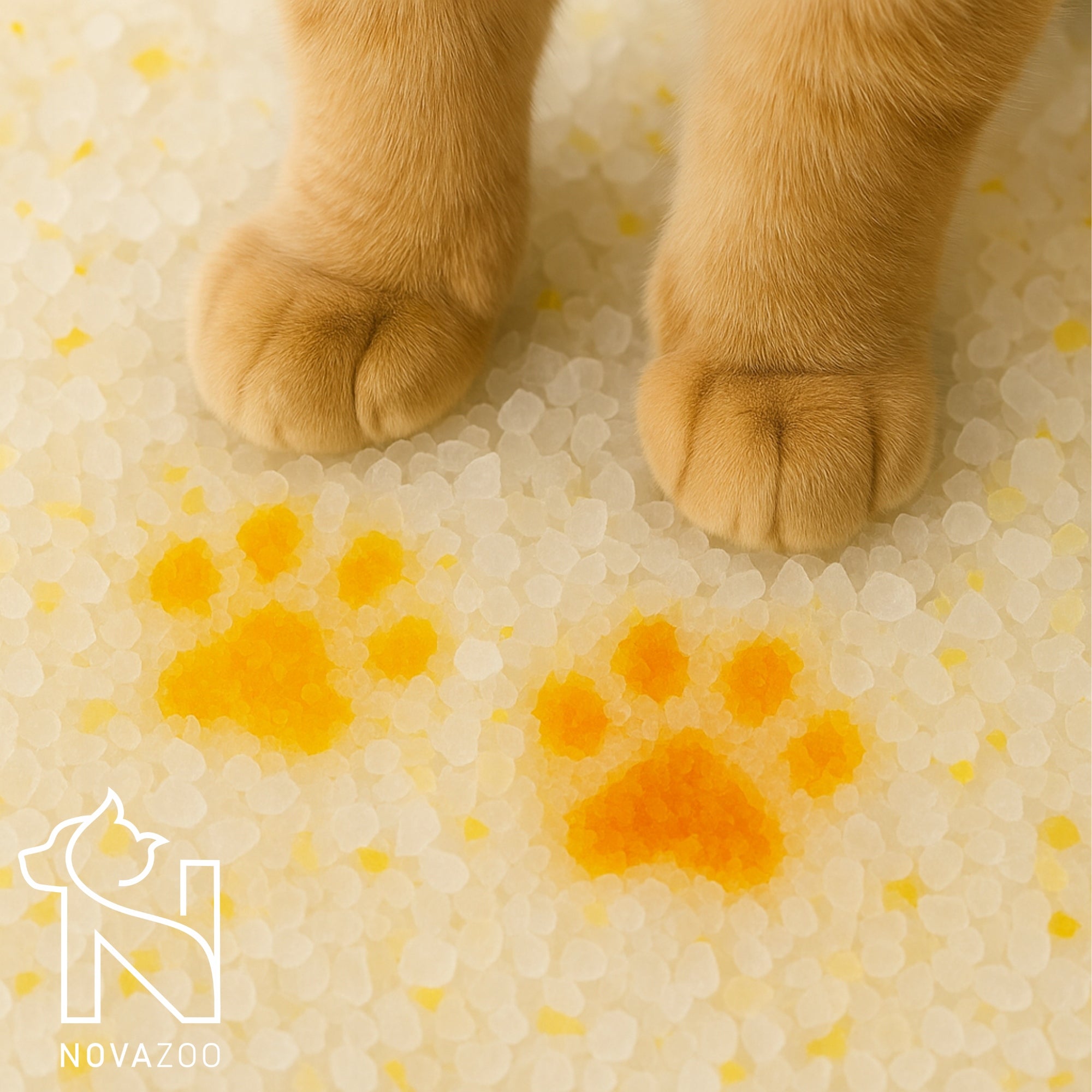 NOVAZOO Silicone Litter PH CONTROL DIAGNOSTIC URINE CONTROL 3.8L Trade name Cat Sand