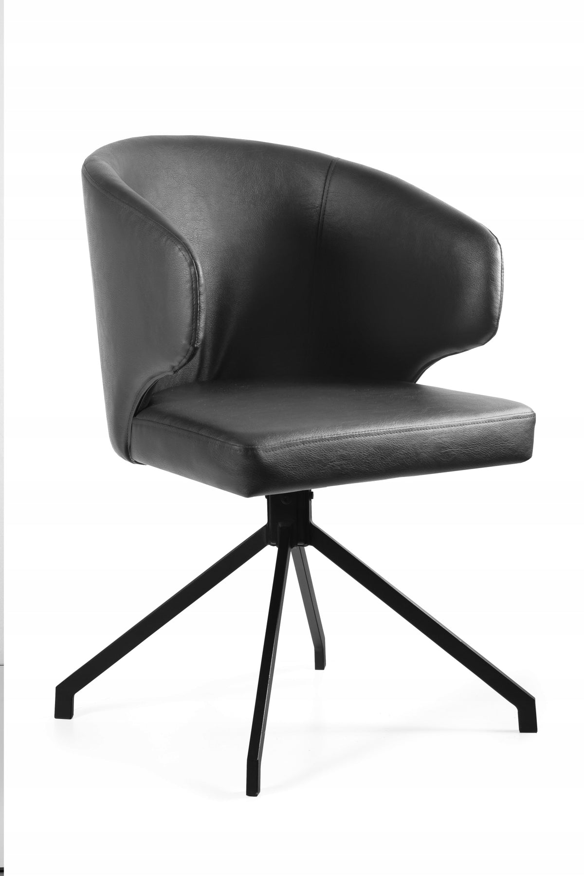 NOVO Swivel Armchair Grey Office Low