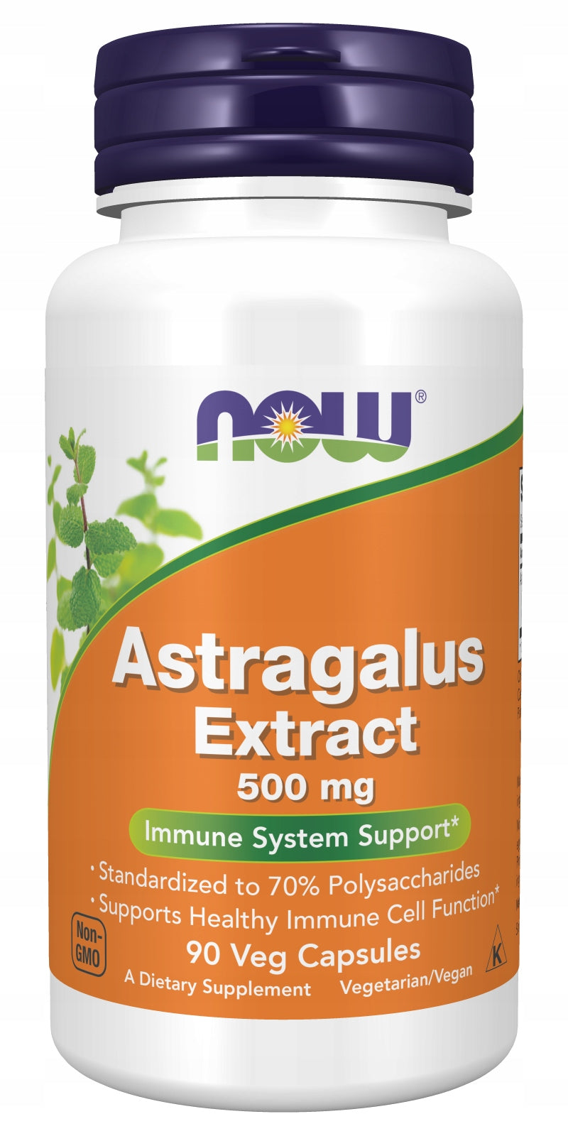 NOW - Astragalus Extract 500 mg - 90 capsules