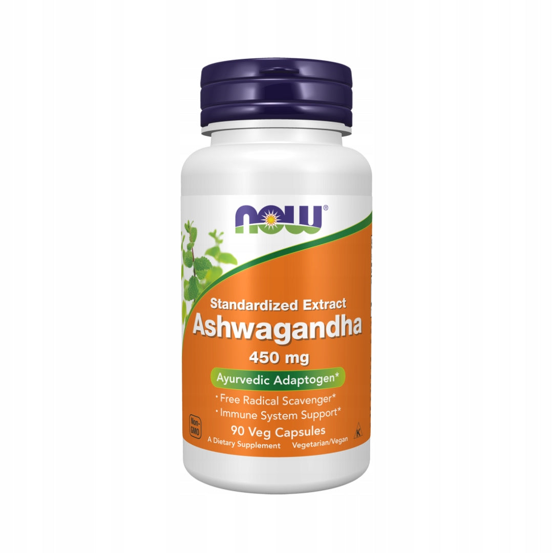 NOW FOODS Ashwagandha 450 mg extract 90 Veg capsules