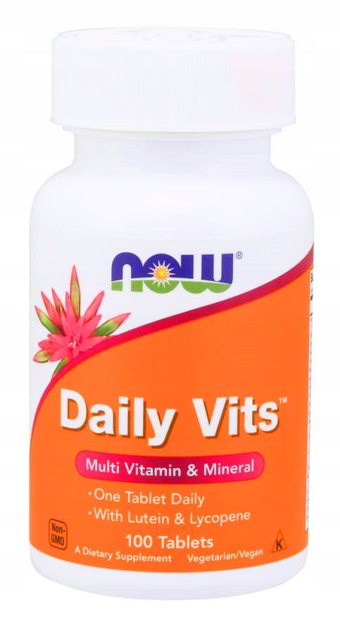 NOW FOODS DAILY VITS MULTIVITAMIN 100 tab VITAMINS AND MINERALS