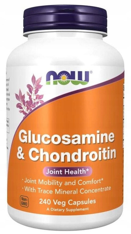 NOW FOODS Glucosamine & Chondroitin Glucosamine Chondroitin 240 capsules