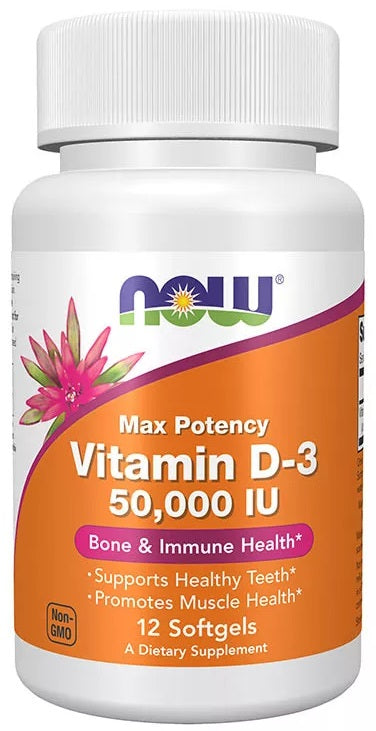 NOW FOODS VITAMIN D3 12k VITAMIN D3