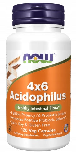 NOW Foods Acidophilus 4X6 PROBIOTIC VEGE 120cap EAN (GTIN) 733739029225