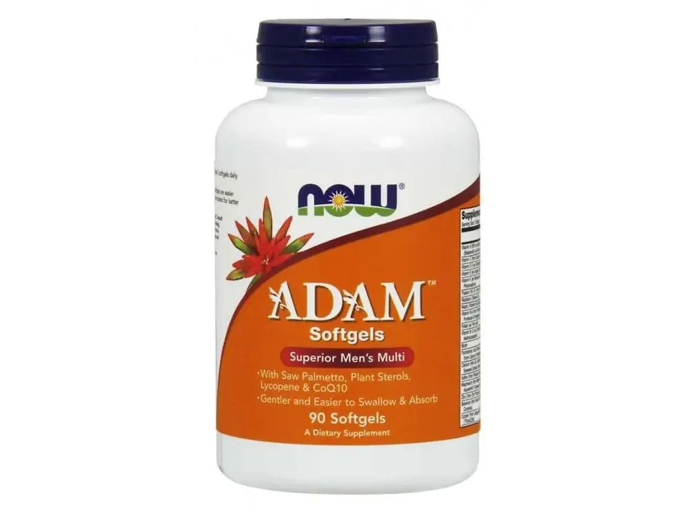 NOW Foods Adam Men's Multivitamin for Men Vitamin Minerals 90 SGELS Manufacturer code 733739038807