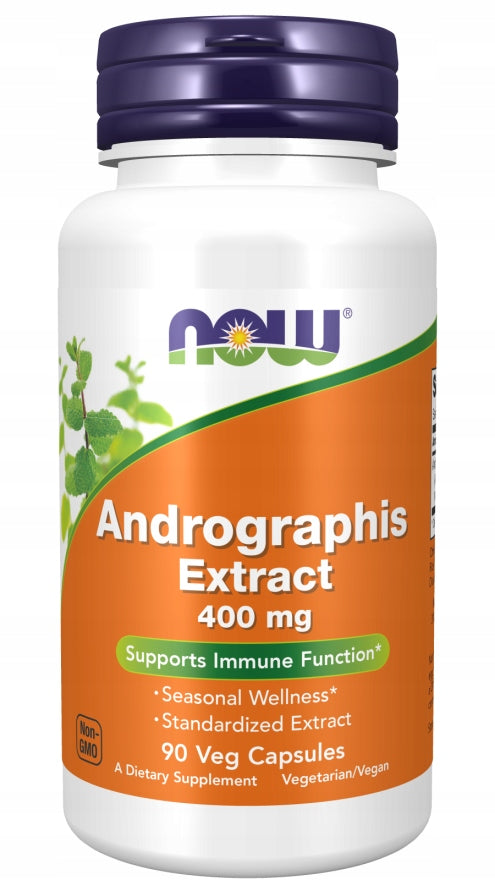 NOW Foods Andrographis Extract 400mg VEGE RESISTANCE 90caps