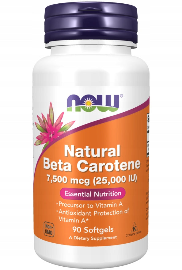 NOW Foods Beta-Karoten 25000 IU 90 softgels