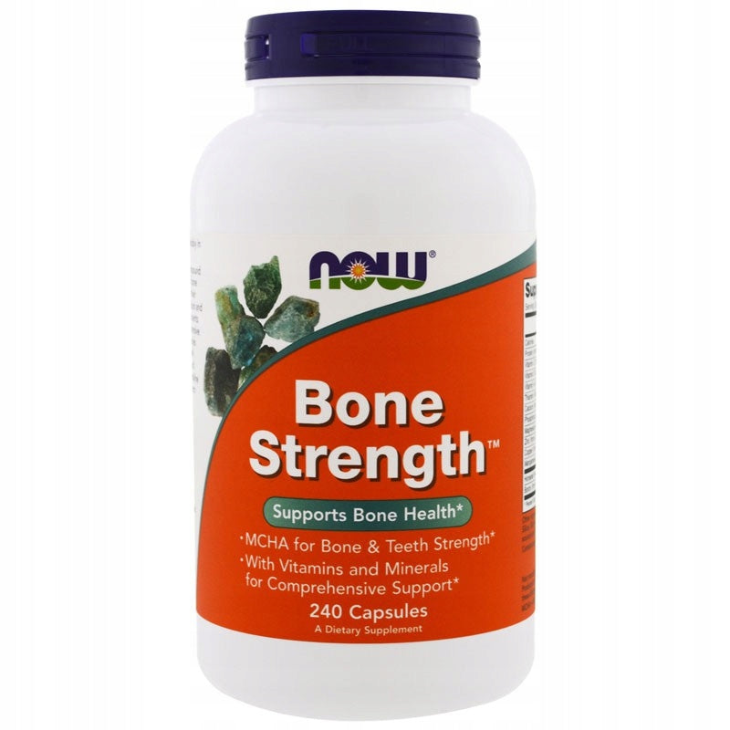 NOW Foods Bone Strength Complex for Bones 240 capsules Expiration date at least 3 months from the date of purchase