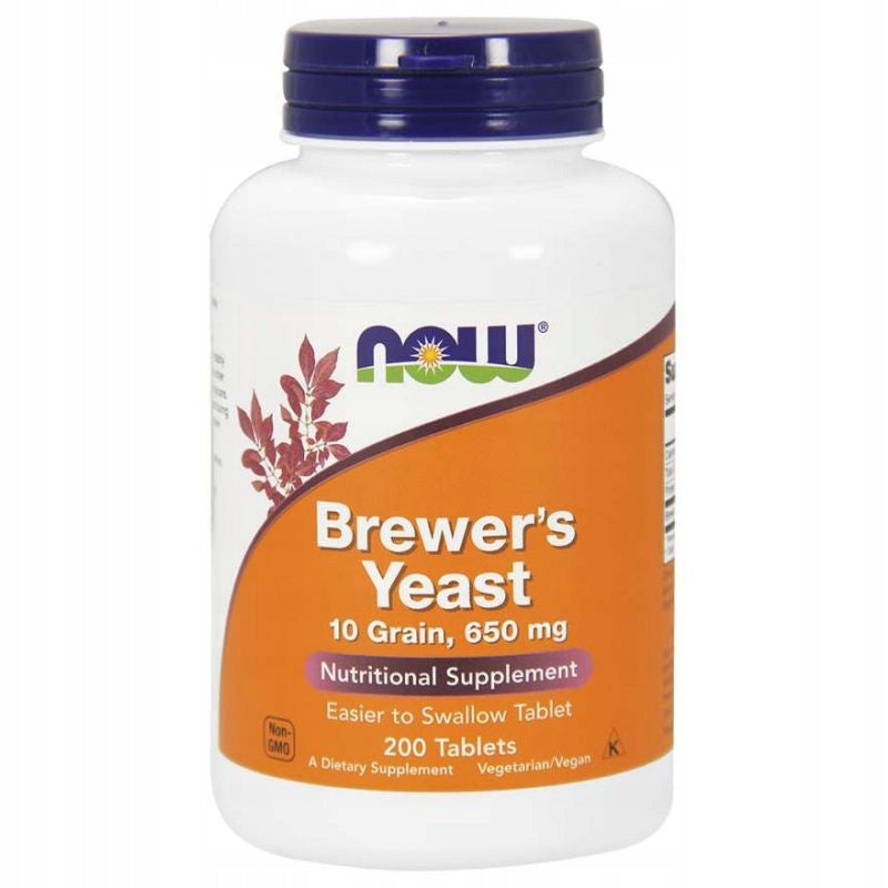 NOW Foods Brewer's Yeast 650mg BREWING YEAST VITAMIN B NERVOUS SYSTEM 200t EAN (GTIN) 733739024107
