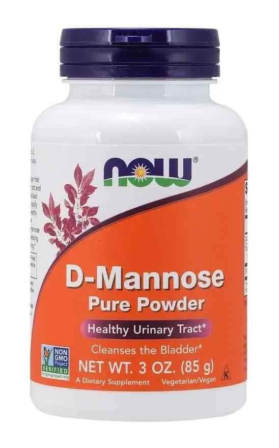 NOW Foods D-Mannose MANNOZA URINARY SYSTEM BLADDER PURE POWDER 85g Brand Now foods