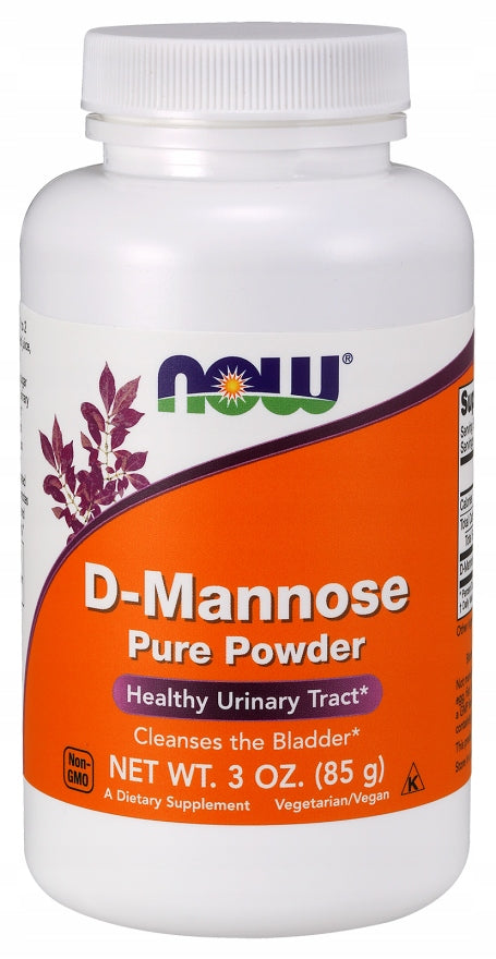 NOW Foods D-Mannose MANNOZA URINARY SYSTEM BLADDER PURE POWDER 85g