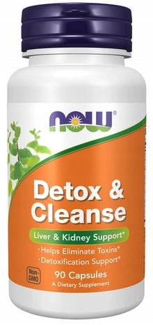 NOW Foods Detox Cleanse milk thistle dandelion 90 capsules Expiration date not specified