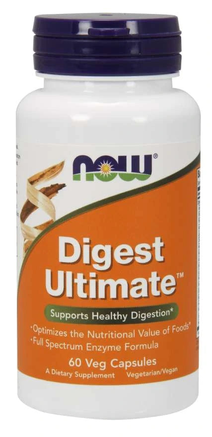 NOW Foods Digest Ultimate DIGESTIVE ENZYMES DIGESTIVE SYSTEM VEGE 60caps Manufacturer code 733739029652