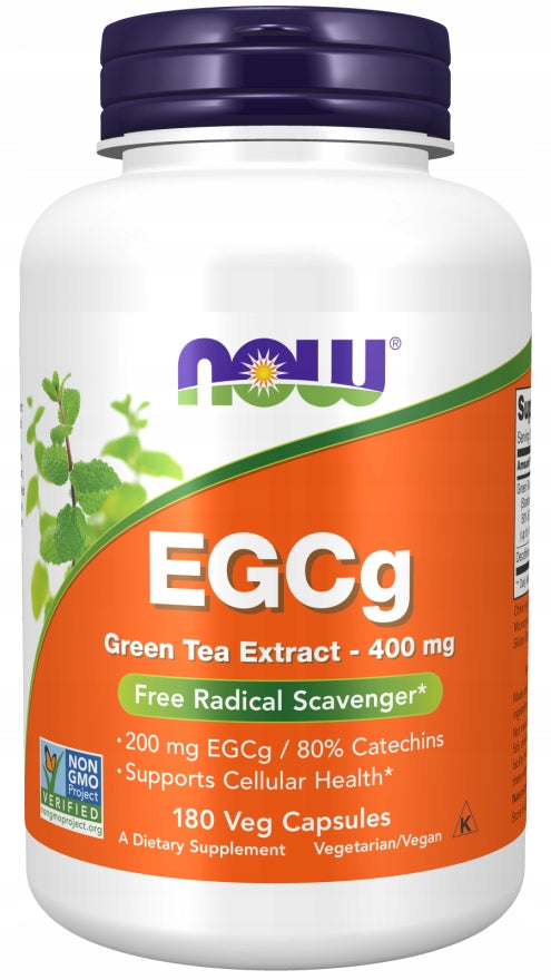 NOW Foods EGCg Green Tea 400mg GREEN TEA SLIMMING 180caps