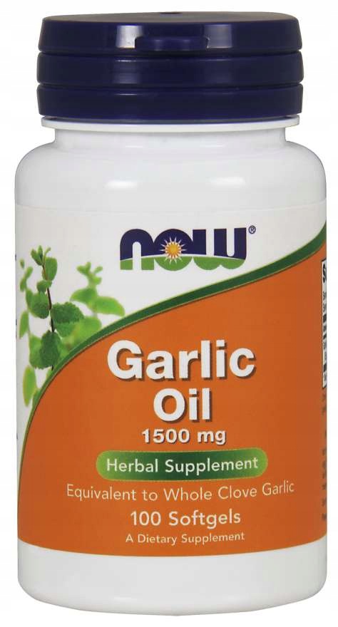 NOW Foods Garlic Oil 1500mg Garlic Oil Concentrate Resistance 100 SGELS.