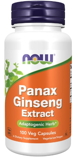 NOW Foods Ginseng Korean Root Panax Ginseng 500mg Potency 100 kap EAN (GTIN) 733739040121