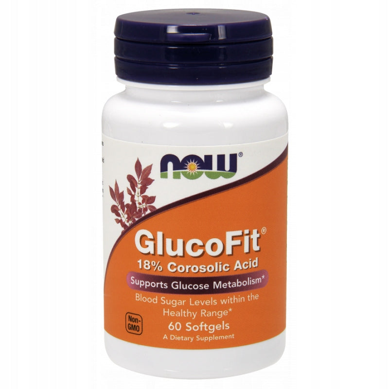 NOW Foods GlucoFit BANABA EXTRACT GLUCOSE METABOLISM 60softgels EAN (GTIN) 733739030955