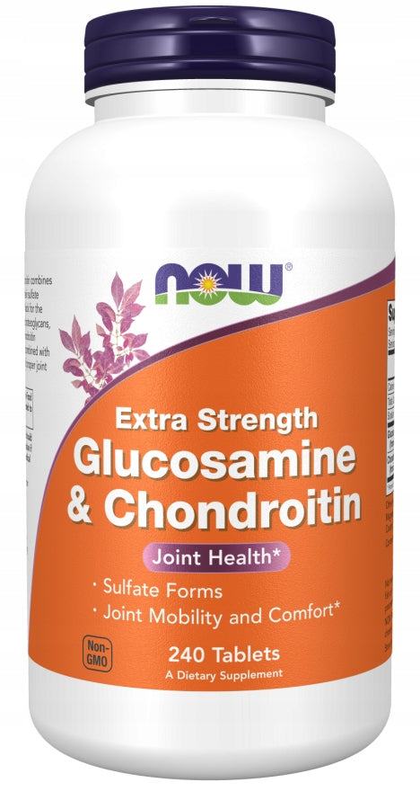 NOW Foods Glucosamine & Chondroitin 240 tablets GLUCOSAMINE CHONDROITIN