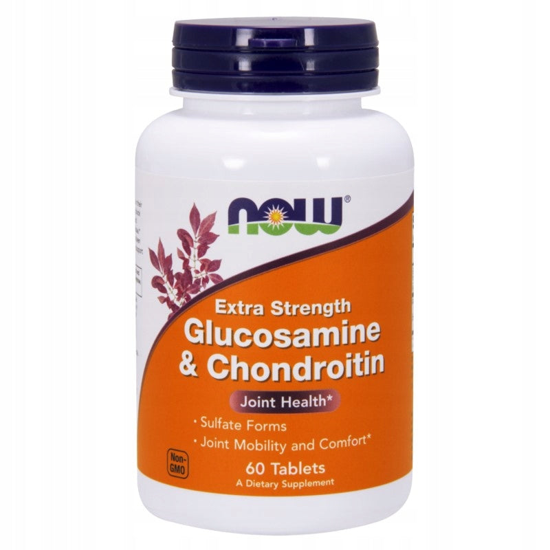 NOW Foods Glucosamine Chondroitin 750mg Glucosamine Chondroitin JOINTS 60t Expiration date not specified