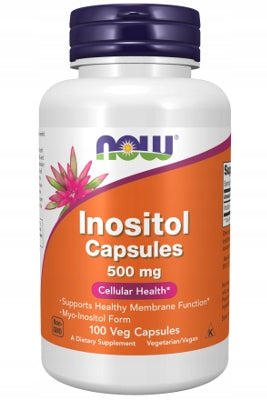 NOW Foods Inositol 500mg INOSITOL VIT. B8 100vkaps Brand Now foods