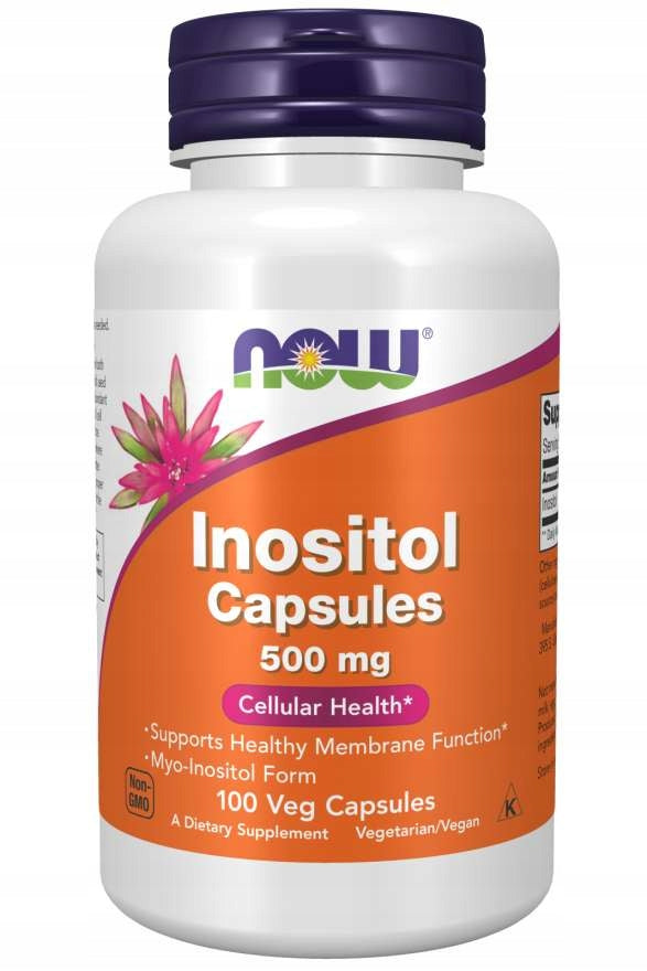 NOW Foods Inositol 500mg INOSITOL VIT. B8 100vkaps