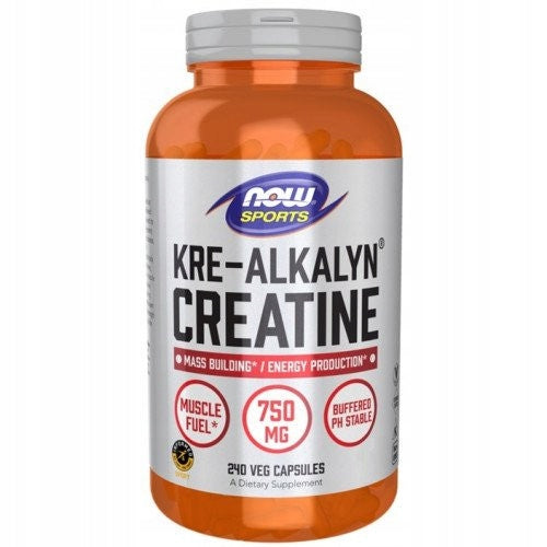 NOW Foods Kre-Alkalyn Creatine 240 kaps. creatine buffered mass strength