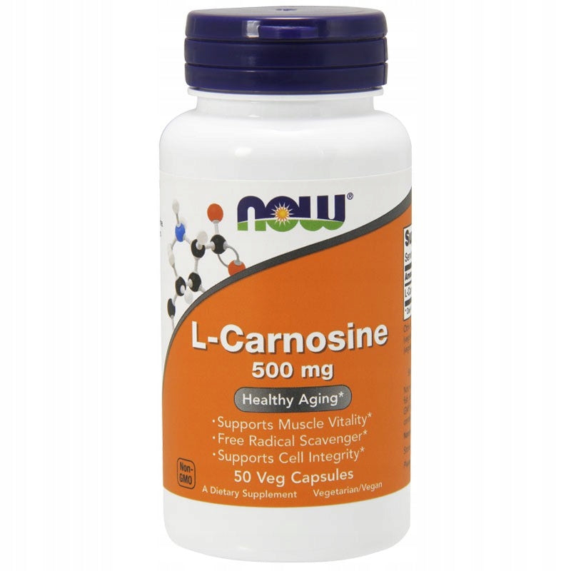 NOW Foods L-Carnosine L - Carnosine 500mg JOINT REGENERATION 50caps EAN (GTIN) 733739000781