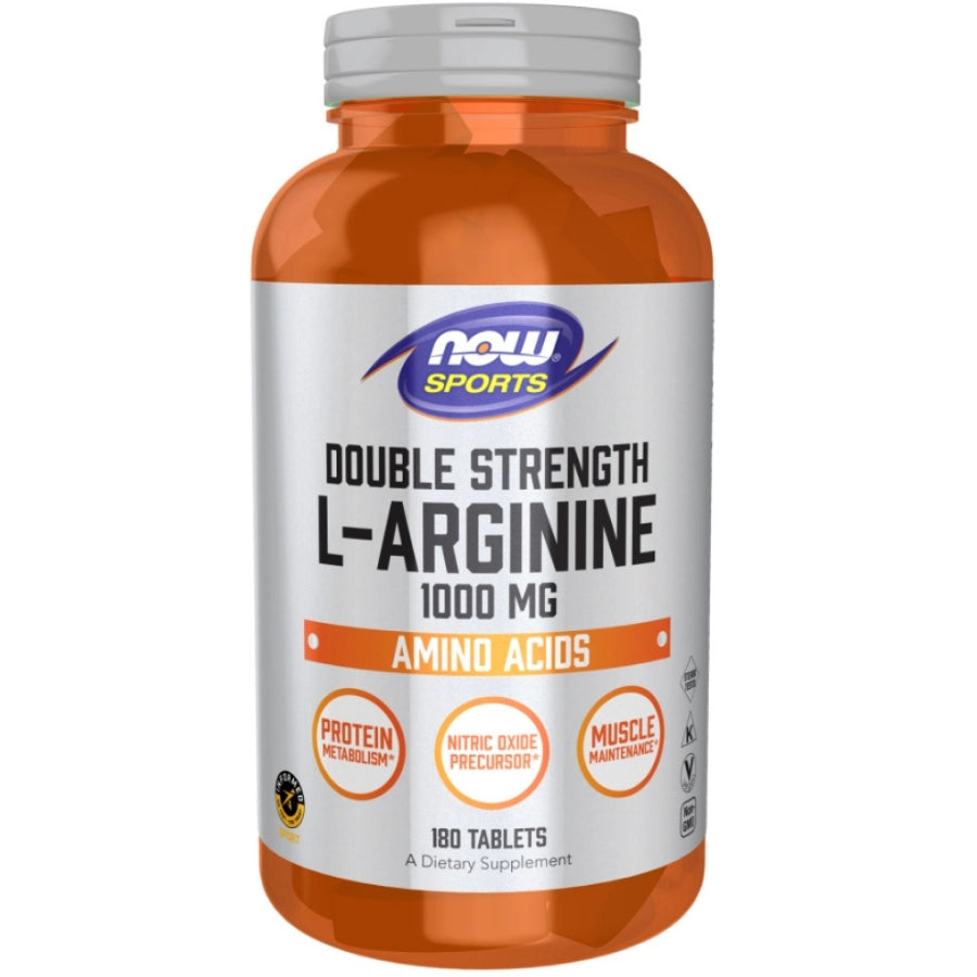 NOW Foods L-arginine 1000 mg 180 tab ARGININE DUAL STRENGTH